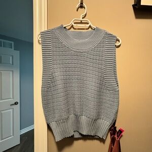 Dynamic knit sweater